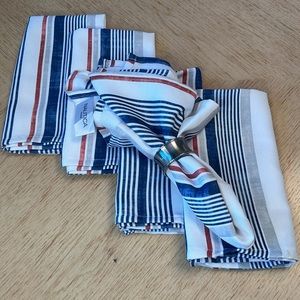 Nautica 18” Napkins (5) NWOT